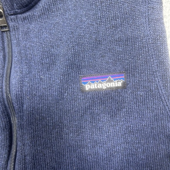 Patagonia Better Sweater Vest Women's L Blue Sleeveless Full-Zip 25887 *CO LOGO - Picture 6 of 12